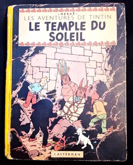 TINTIN Le Temple Du Soleil EO 2 Incas B3 De 1949 BE+