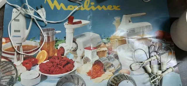 FRULLATORE Mixer Sbattitore MOULINEX Minor 274 VINTAGE Collezione  FUNZIONANTE !