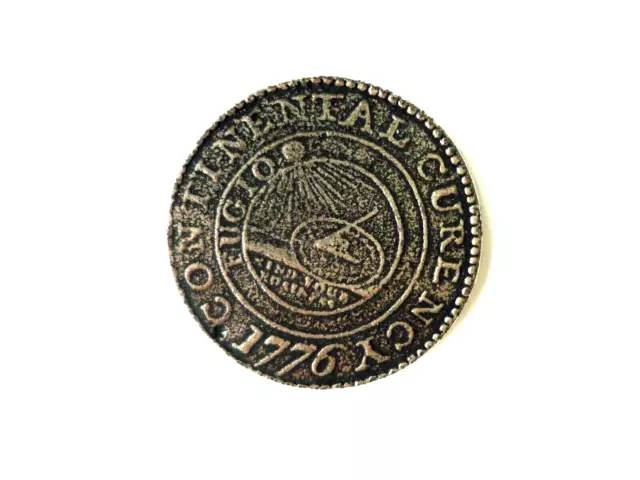 1776 Continental Curency Currency Coin Token Reproduction