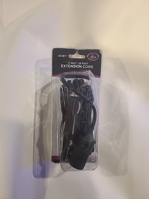 12 Volt 25' Extension Outlet Plug - Accessory Item