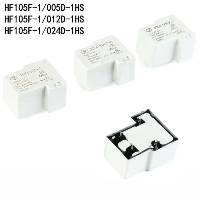 Hongfa Relays HF105F-1-JQX-105F-1- 005 012 024D-1HS 4-Pin 30A Power Relay