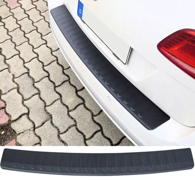 Pour VW Tiguan 2 Protection Seuil Coffre Pare-Choc Arrière Carbone Look 2016-