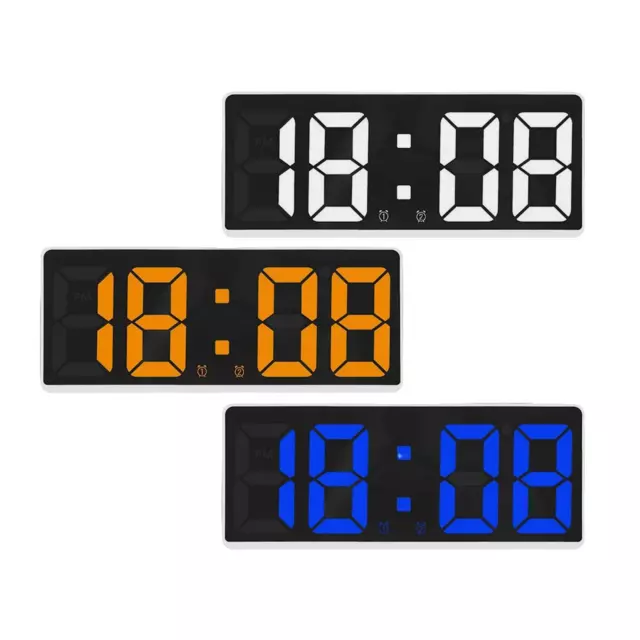 Sveglia elettronica, luminosità regolabile, calendario con display a LED