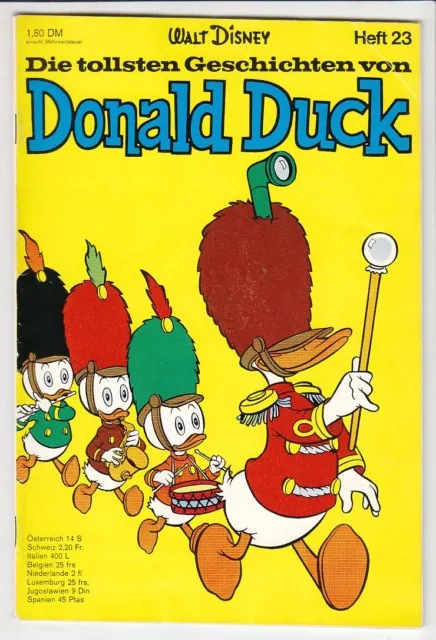 Die tollsten Geschichten von Donald Duck Nr. 23 Original 1970 in guten Zustand !