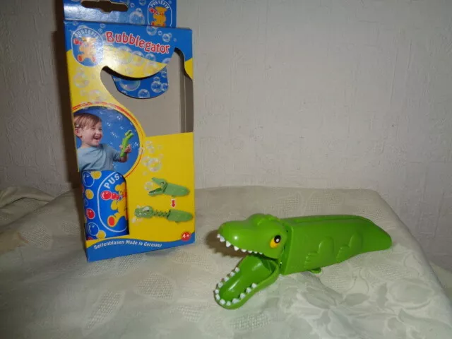 Pustefix Bubblegator Aligator mit 70 ml Seifenblasenm Kindergeburtstag NEU  OVP