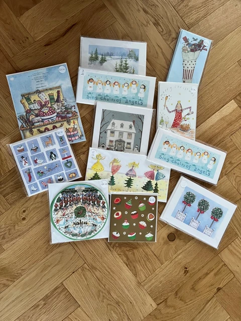 Job Lot Phoenix Trading Christmas Cards (12 Pks Of 5)