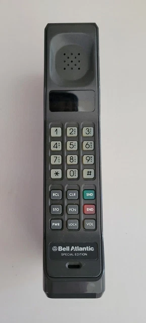 MOTOROLA DYNATAC VINTAGE BRICK BRICK MOBILE CELL PHONE -Functioning
