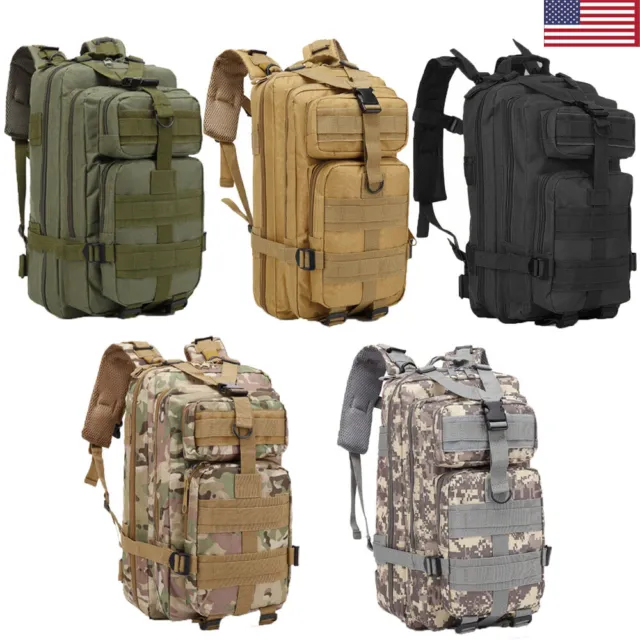 Military Tactical Backpack Daypack Bug Out Bag for Hiking Camping Outdoor Travel