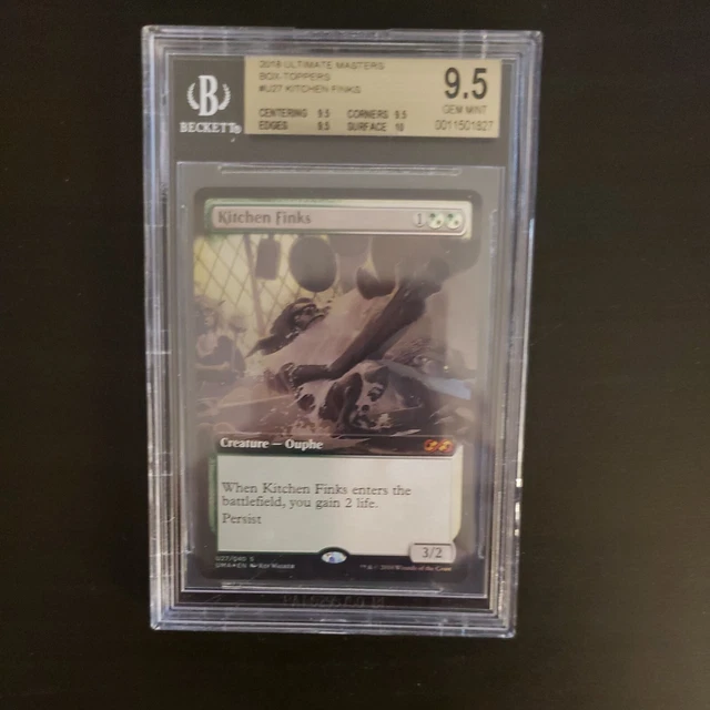 Kitchen Finks Box Topper Foil x1 Ultimate Masters - MTG - Graded BGS 9.5