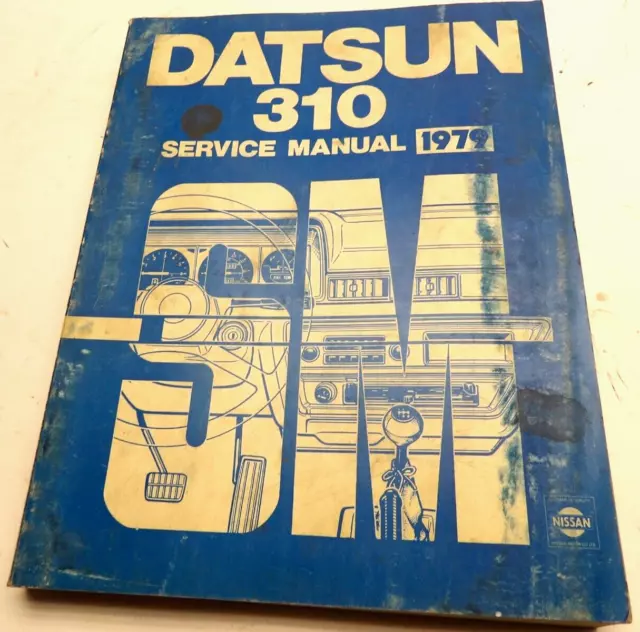 Used OEM 1979  Datsun 310 Service Shop Manual - Model N10 Series