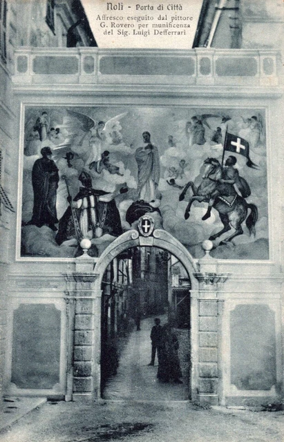 CARTOLINA di NOLI - PORTA DELLA CITTA' -