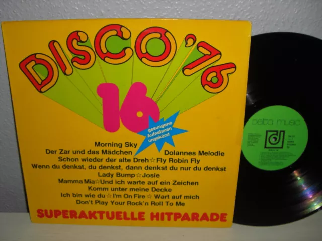 Schallplatte LP / DISCO ´ 76 >SUPERAKTUELLE HITPARADE< Vinyl