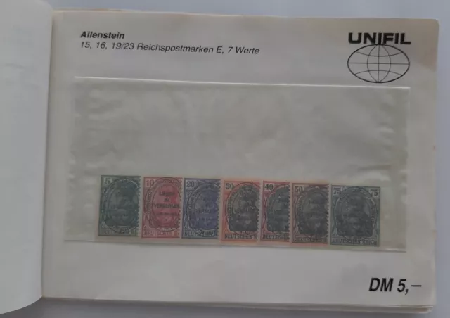 Markenheft, Deutschland Auswal UNIFIL, BRD, DDR, DR, Berlin, Allenstein