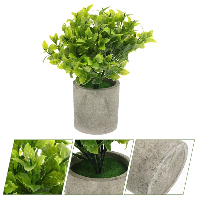 Planta en maceta artificial simulación bonsai papel maceta adorno bonsái falso