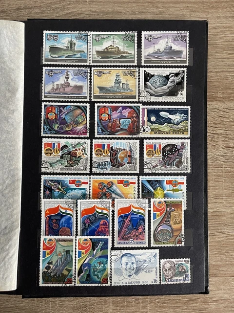 COLLEZIONE FRANCOBOLLI URSS/CCCP Unione Sovietica Spazio polacco