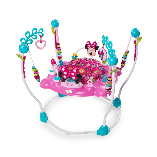 Bright Starts Baby Minnie Mouse Peekaboo Activity Center with Lights & Music