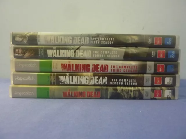 The Walking Dead DVD 2010 20-Disc set Complete Season 1-5 1 2 3 4 5 R4 Bundle