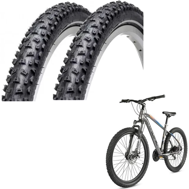 Pneu VTT DEESTONE 27.5 X 2.10 (54-584) - Noir, Neuf Sous Emballage