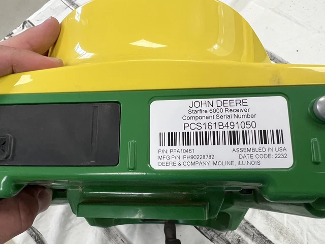 john deere starfire 6000 receiver