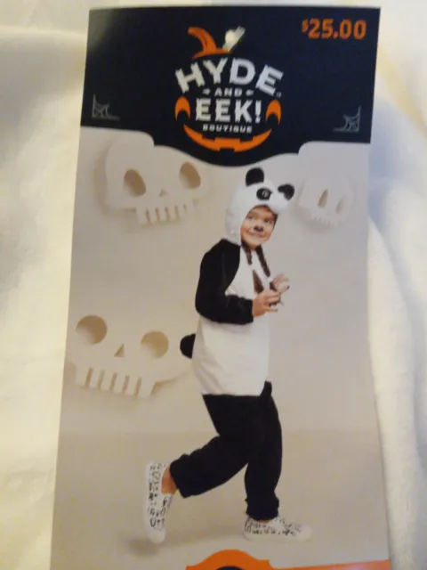 ⭐ New Halloween Costume Panda Hyde and Eek 18-24 Months Toddler