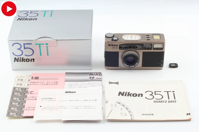 [Near MINT in BOX] Nikon 35Ti 35mm point&shoot Film Camera From JAPAN