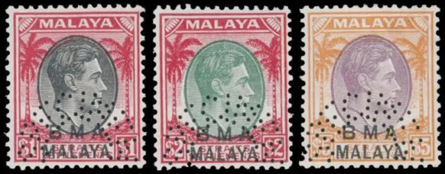Malaiischer Staatenbund Brit. Milit. Verw., 1945, 1-13, 15 Spec. ...