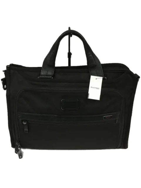 Used Tumi Alpha Slim Deluxe Portfolio Briefcase Polyester Blk 26110D2 Bag