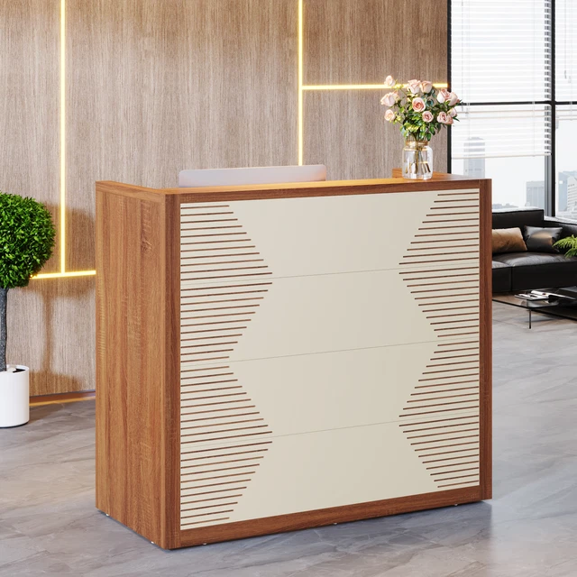 Front Desk Reception Room Table, Modern Reception Desk Front