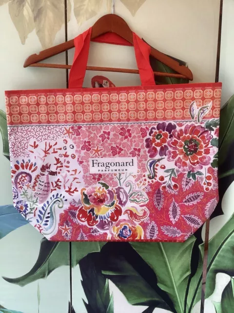 SAC CABAS FRAGONARD Imprime Fleurs Tote Shopping Bag Flower Grasse New EUR 29 90 PicClick FR