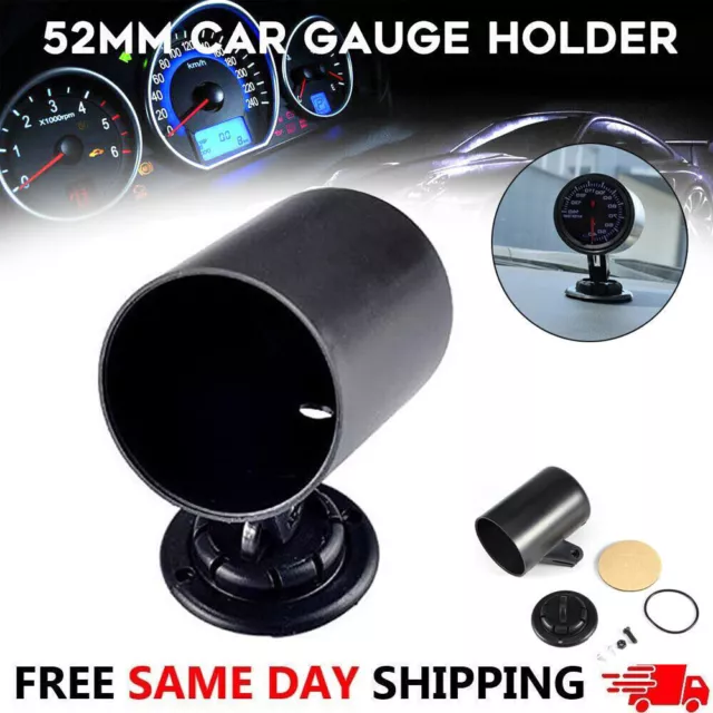 52mm 2'' Universal Single Swivel Gauge Pod Mount Holder Car Auto Dash Meter Cup*