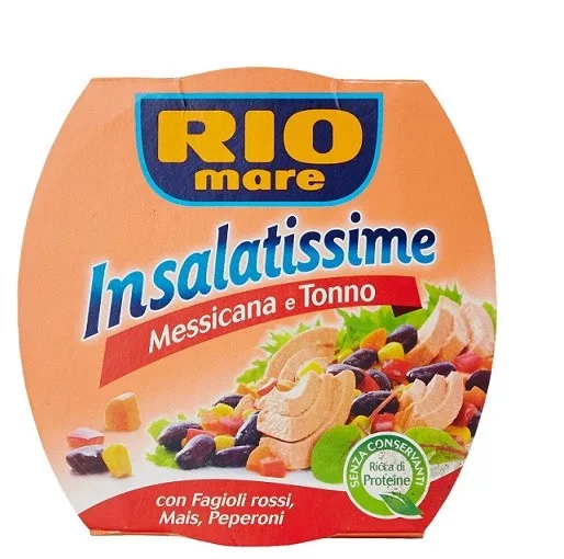 Rio Mare Tonno Insalatissime Messicana Thunfisch rote Bohnen, Mais & Paprika