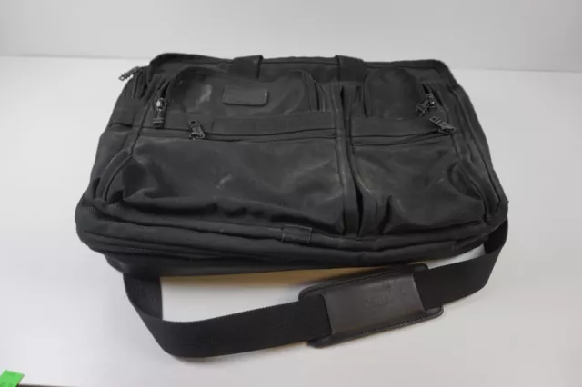 Vintage Tumi Alpha Laptop Messenger Briefcase Bag Expandable 18" Wide