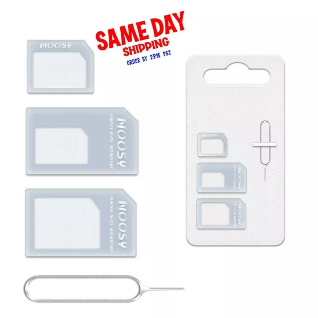 High Grade Universal SIM Card Adapter Kit 4In1 Nano Micro Standard f Smartphone