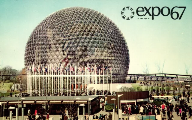 Postcard pavilion of the United States, expo 67 Montreal Canada