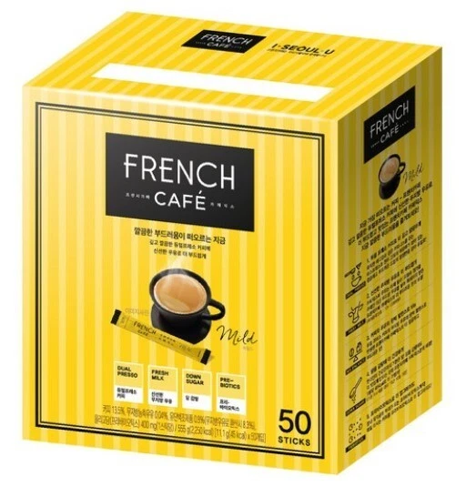 NAMYANG FRENCH CAFE Korean Instant Coffee Mix 1 Gift Pack (50 Sticks