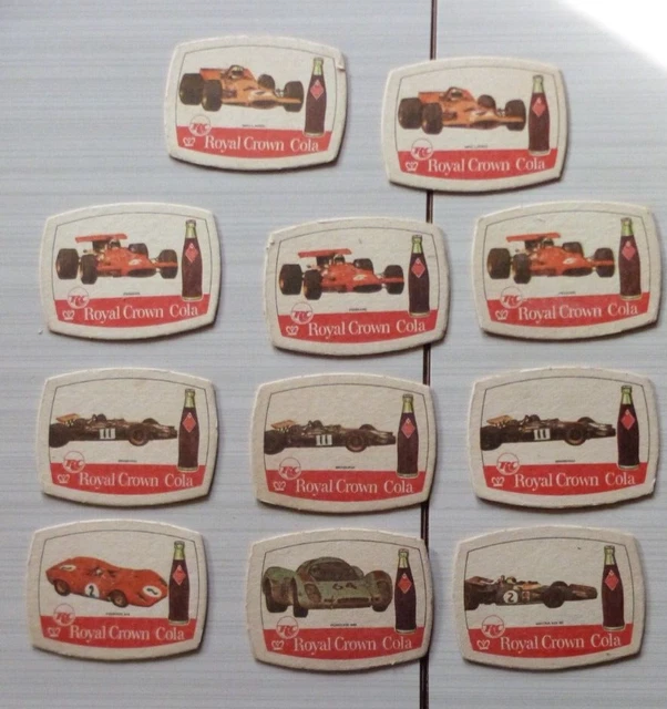 Sous Bock Royal Crown Cola Formule 1 Matra, Porsche, Ferrari, Brabham, Mac Laren