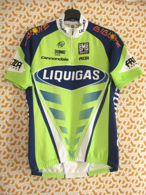 Maillot cyclisme rétro Nalini Cannondale Bibione Freza Liquigas