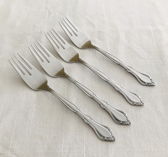 Stanley Roberts Acero Inoxidable Corea Rogers Co Auberge 4 horquillas 7 pulgadas sangría satén