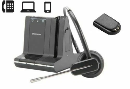 Plantronics Savi W745-M 3-In-1 Wireless Headset Dect Uc Pc Phone Mobile