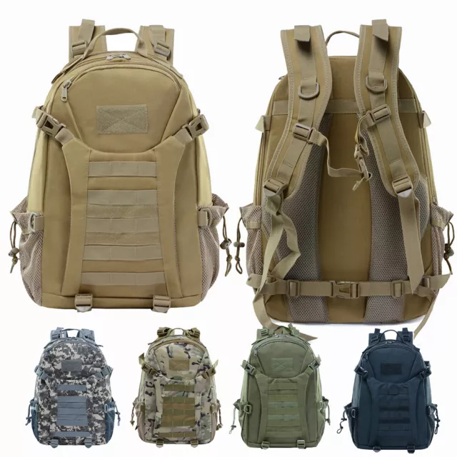 Tactical Backpack 28L Military Mens Bag Waterproof Molle Daypack Hiking Rucksack