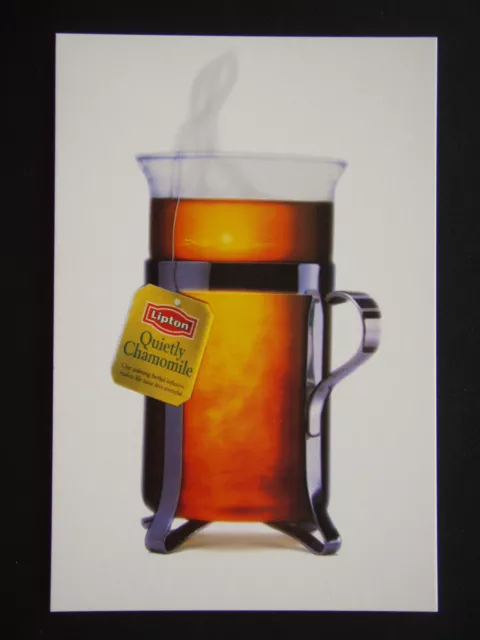 Lipton Quietly Chamomile Advert Avant Card #1773 Postcard