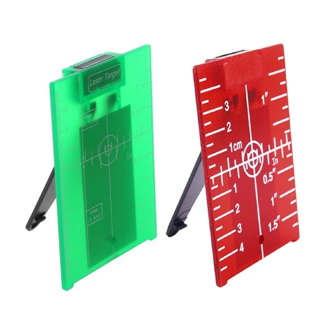 Leveling Board Target Plate Card for  Line Distance Measuring Tool