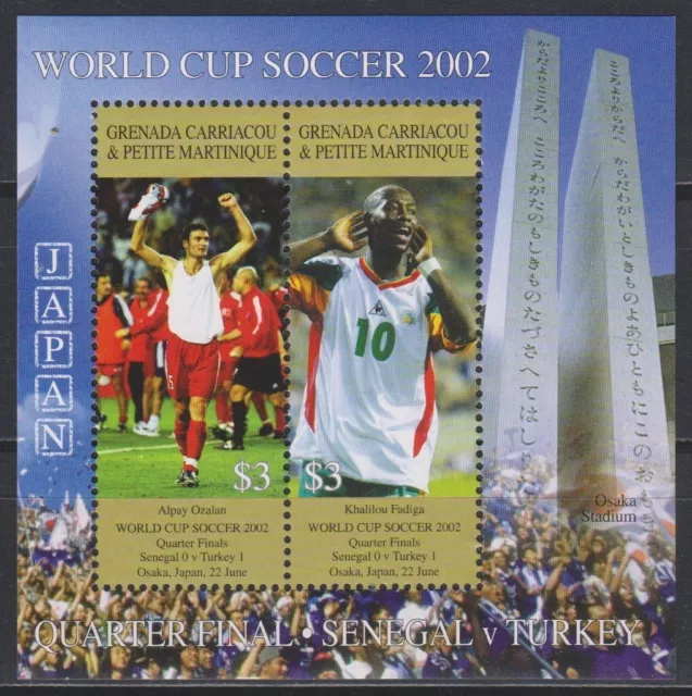 Briefmarken Fussball-WM 2002 - GRENADA - Block postfrisch