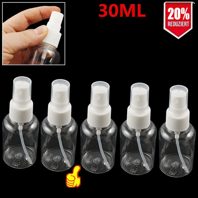 Flaconi Spray In Plastica Trasparente, Vuoti, Ricaricabili, Da 100 - Foto 5