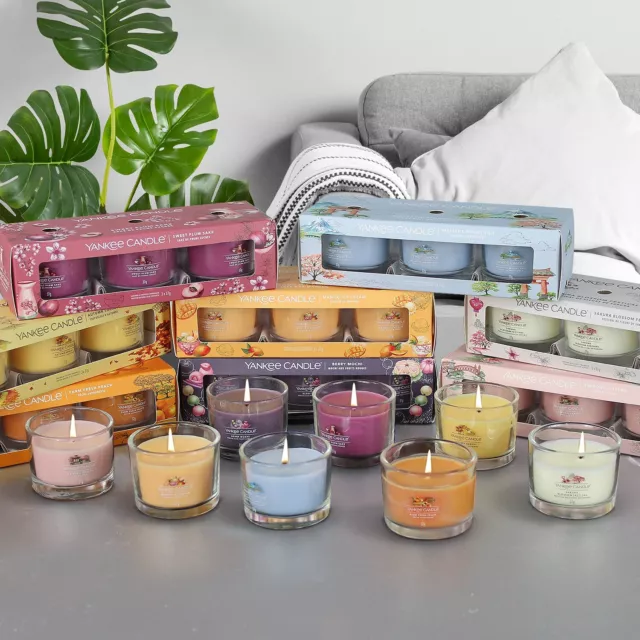  Set of 12 Scented Candles with 6 Fragrance, Natural