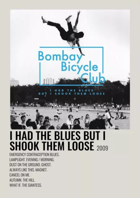 Bombay Bicycle Club I Had The Blues A3 Print Poster CD…