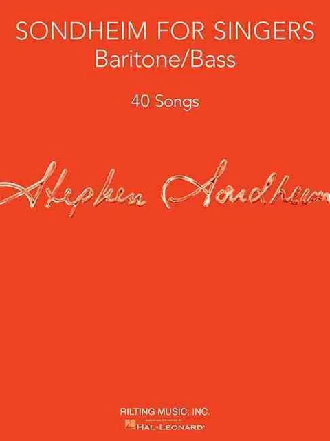 SONDHEIM POUR CHANTEURS : 40 chansons de Stephen Sondheim (anglais ...
