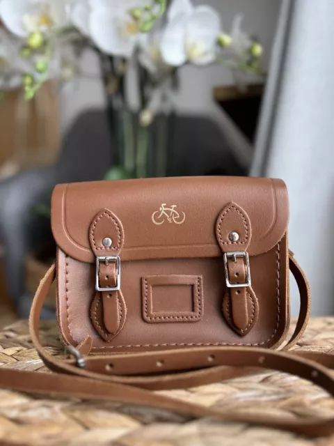 NEW Cambridge Satchel Company "The Mini" genuine leather crossbody shoulder bag