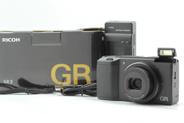 SH: 081 [Top MINT in Box] Ricoh GR II 16.2 MP Digital Compact Camera from Japan