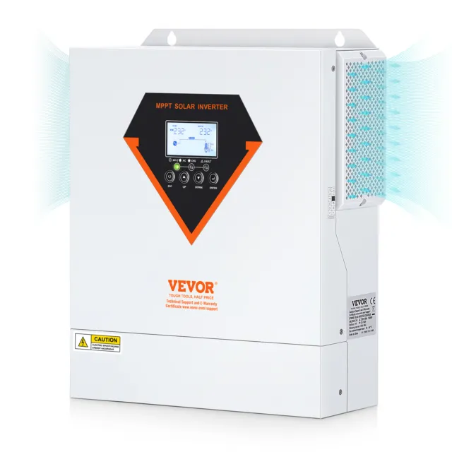 2KVA Hybrid MPPT Solar Wechselrichter, 12V DC bis 230V AC – MakeSkyBlue